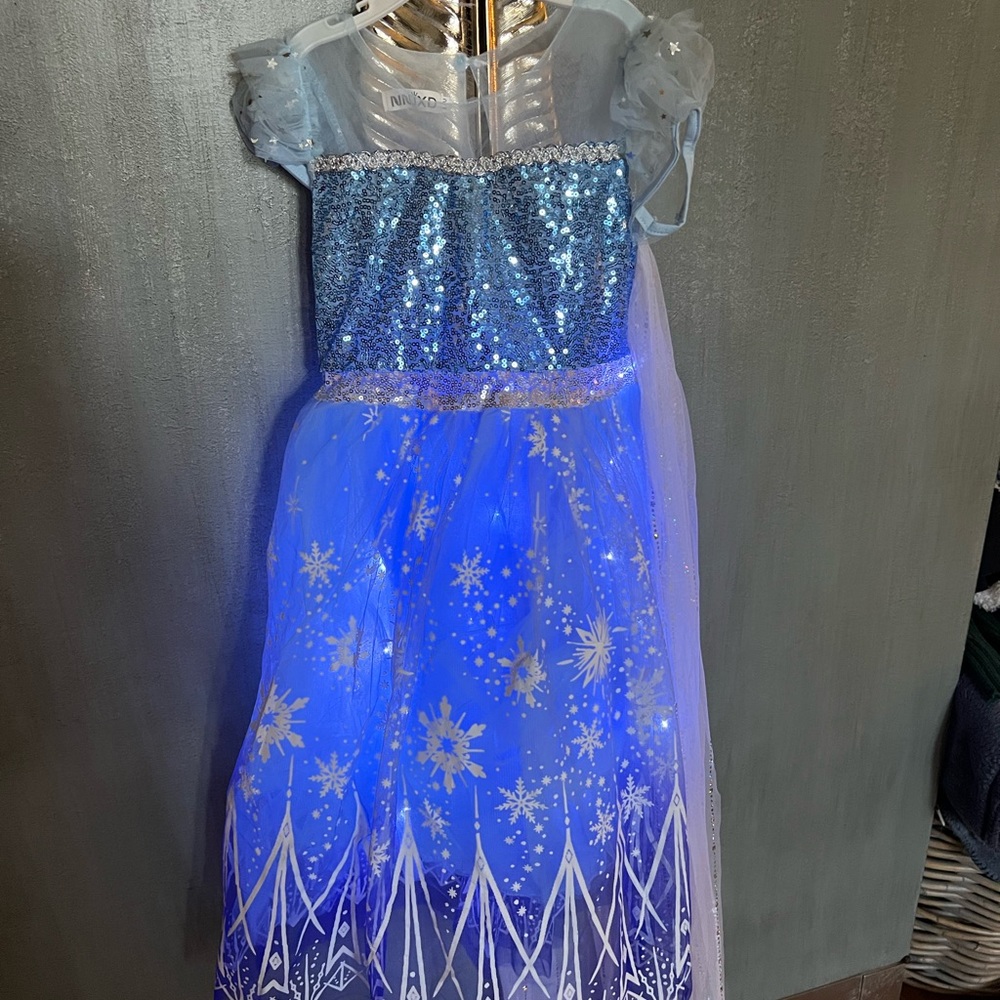 Frozen light up dress. NWOT. Never worn. Size 110 (Chinese size)